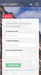 Mobile Screenshot of hotelmontpellierpascher.fr