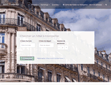 Tablet Screenshot of hotelmontpellierpascher.fr